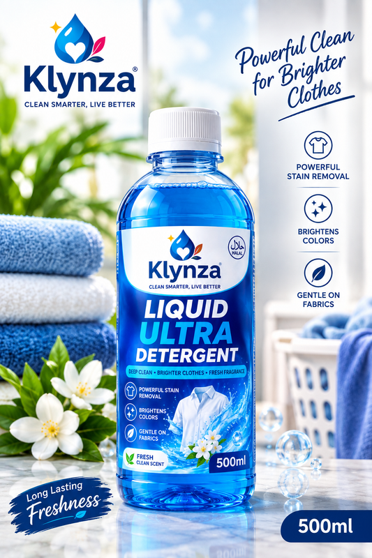 Klynza Liquid Ultra Detergent 500ml – Deep Clean Laundry Liquid