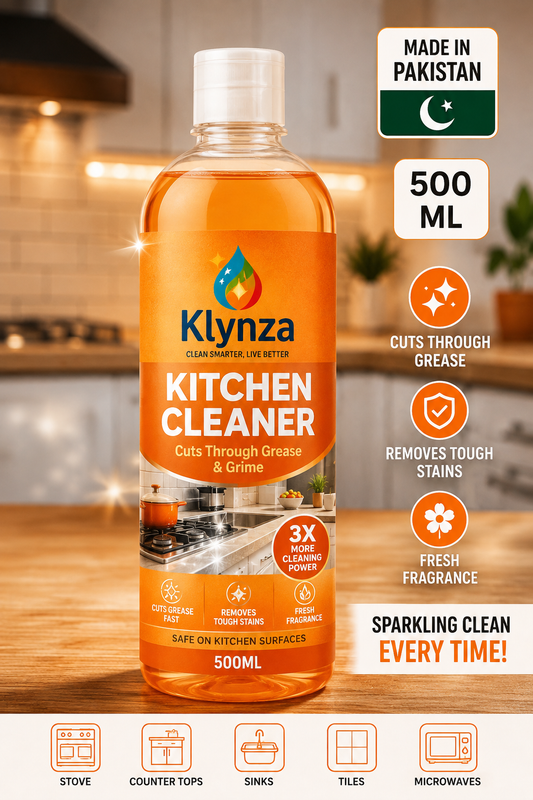 Klynza Kitchen Cleaner – Heavy-Duty Grease & Stain Remover (500 ml)