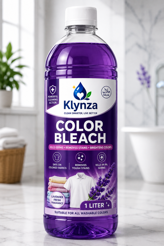 Klynza Color Bleach 1 Litre – Safe Stain Remover for Colored Fabrics