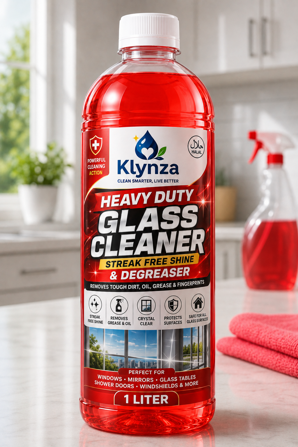 Klynza Heavy-Duty Kitchen Cleaner & Degreaser 1 Litre