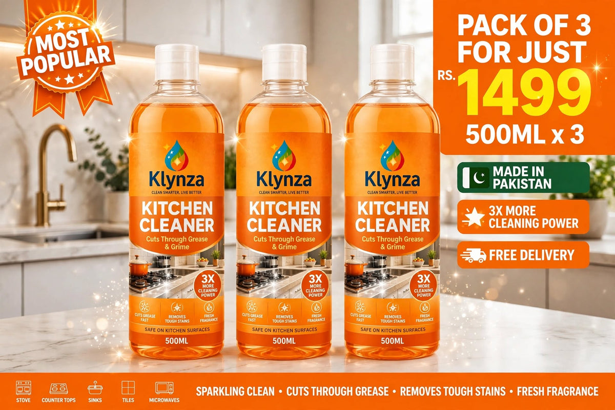 Klynza Kitchen Cleaner – Heavy-Duty Grease & Stain Remover (500 ml)