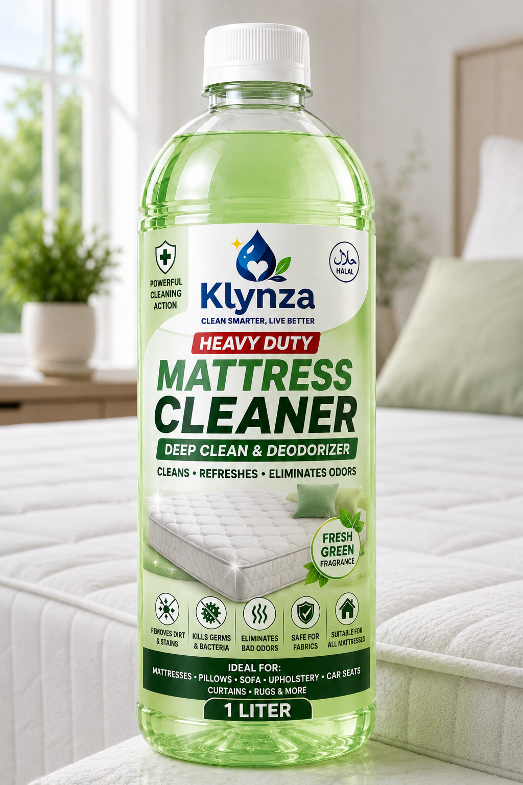 Klynza Mattress Cleaner 1 Litre – Stain & Odor Remover